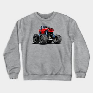 Cartoon monster truck Crewneck Sweatshirt